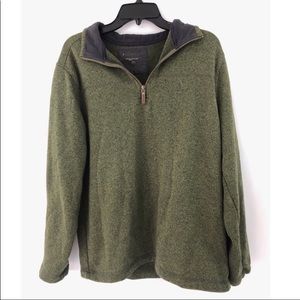 SALE 3/$10 ✨ unisex olive fleece pullover sweater